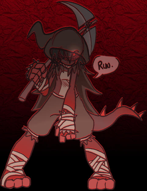 Reaper, the edgelord (he's also a serial killer)