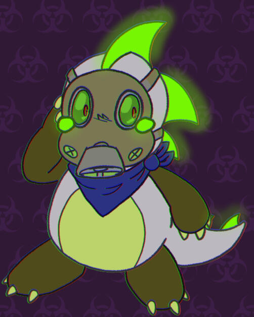 Nukie! She glows in the dark - batteries not included!