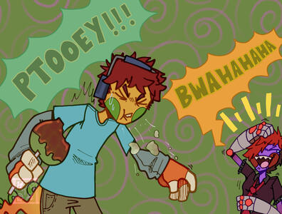 Kenny got Ongaku with the BBQ apple!